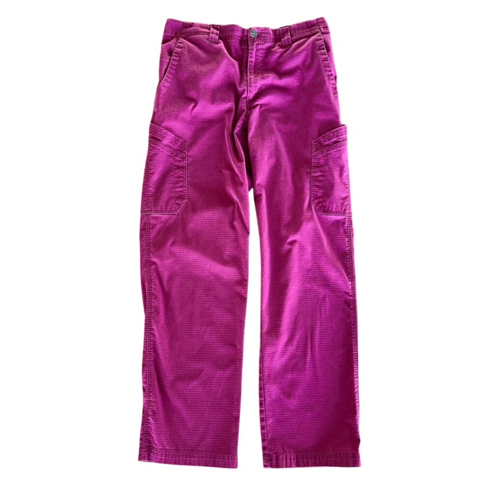 Carhartt Rugged Flex Cargo Pants Women’s Size M Regular Plum Purple Workwear Uti